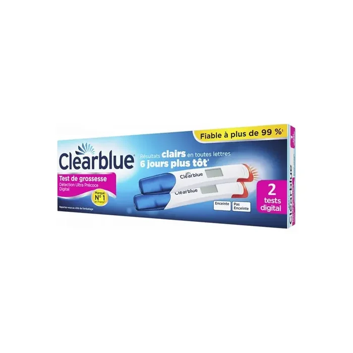 Clearblue test de grossesse Ultra Precoce Digital 2 pieces