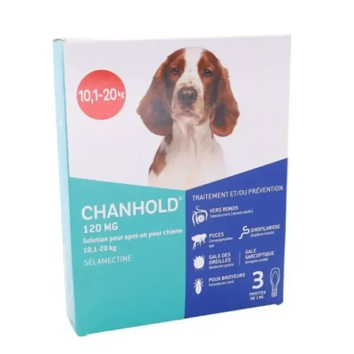 Clement thekan chanhold 120mg spot on chien 10kg1/20kg 3