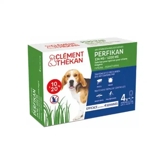 Clement Thekan Perfikan spot-on chiens moyen 10 a 20kg
