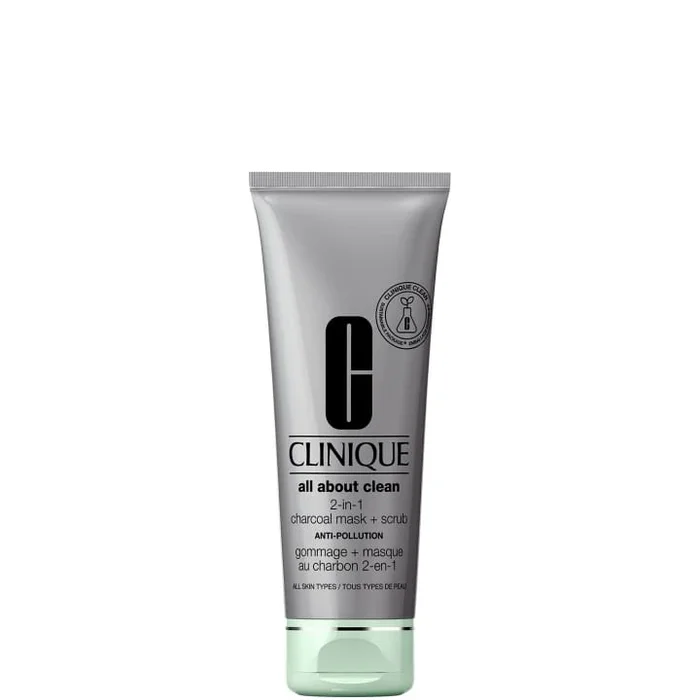 CLINIQUE All About Clean Gommage + Masque Au Charbon 2-en-1