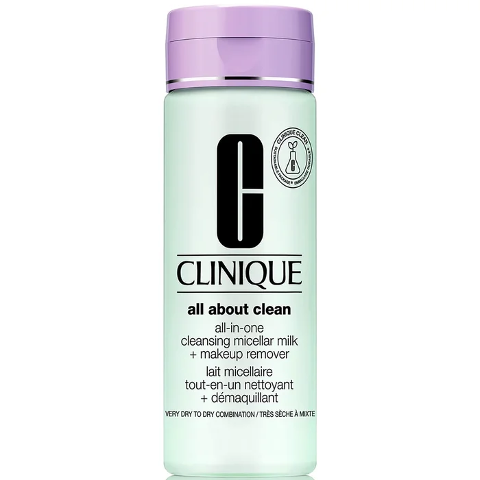 Clinique All in One Lait Micellaire + Démaquillant pour Peaux Sèches/Mixtes 200 ml