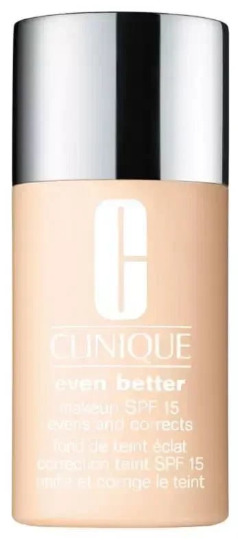 Clinique Even Better Makeup Fond de Teint Éclat Correction Teint SPF 15 30 ml – Teinte CN 10 Alabaster (VF)