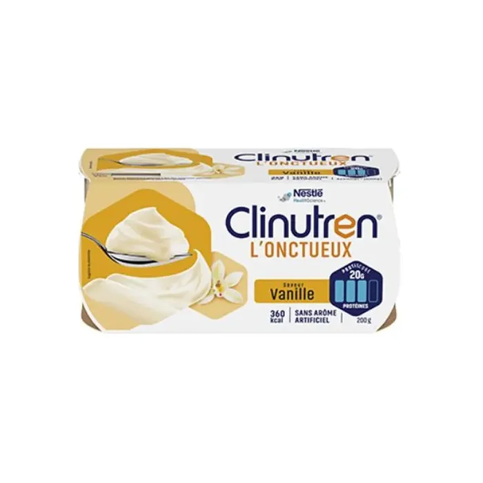 Clinutren L‘Onctueux vanille lot de 4 x 200gr