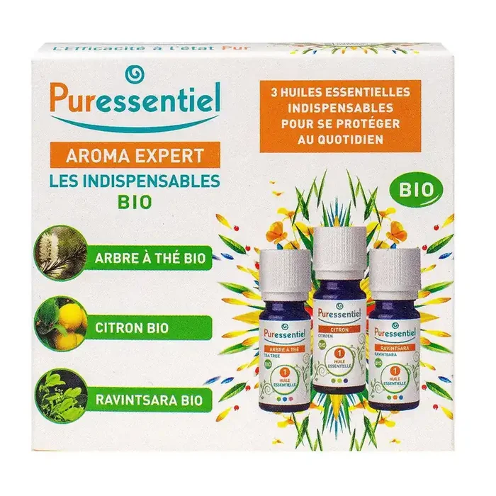 Coffret 3 produits Les indispensables bio