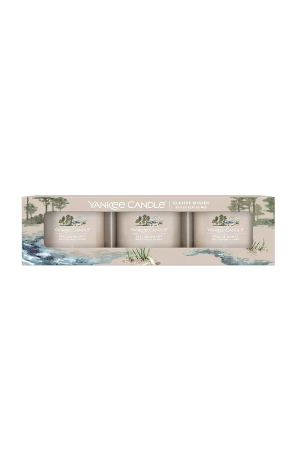 Coffret bougies votives – Bois en bord de mer – 3 x 37 g