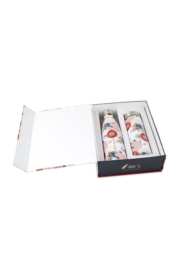 Coffret bouteille & théière – Noël