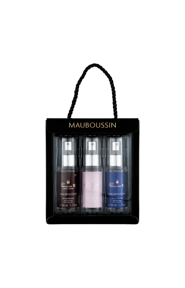 Coffret brumes parfumée Promise Me – Chypré floral oriental – 3 produits
