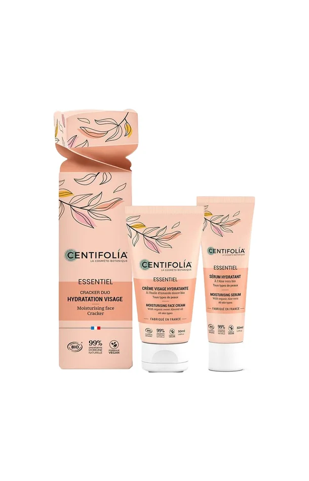 Coffret cracker hydratant bio – Essentiel – 2 produits