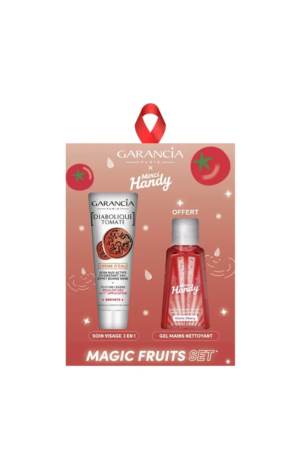 Coffret crème hydratante & gel désinfectant – Magic Fruit Set – Visage & mains – 2 produits