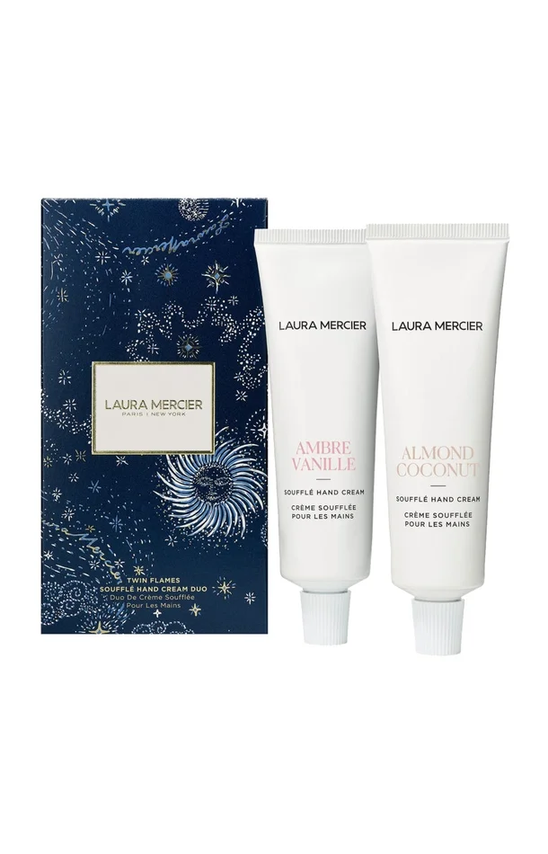 Coffret crèmes mains – Ambre vanille & amande coco – Twin Flames – 2 x 50 ml