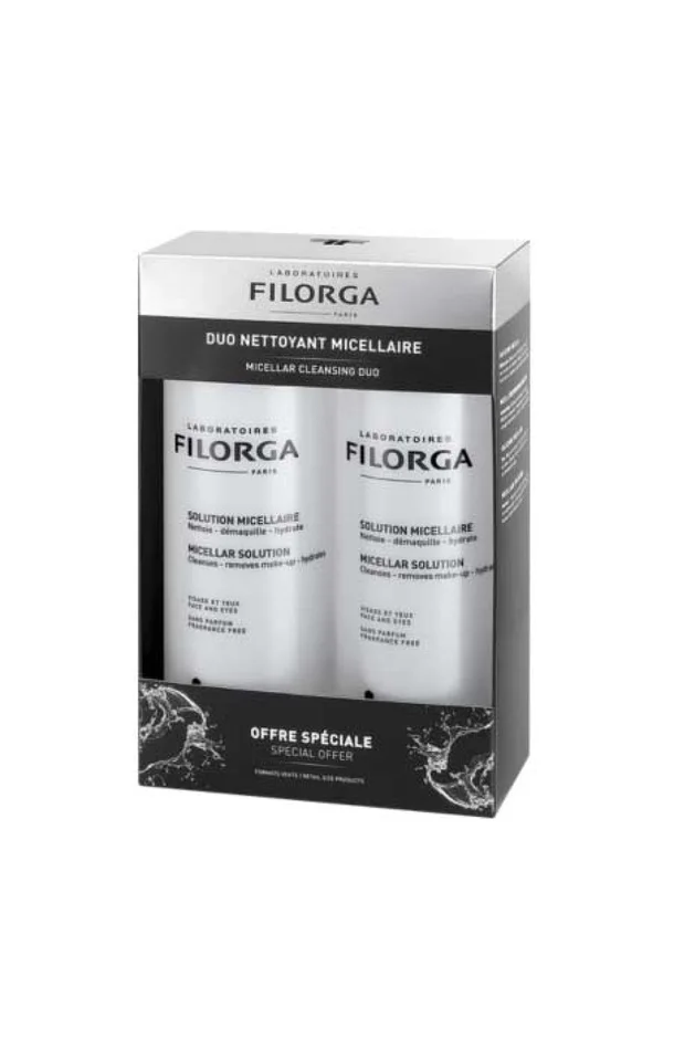 Coffret d’eaux micellaires nettoyantes – Visage – 2 x 400 ml
