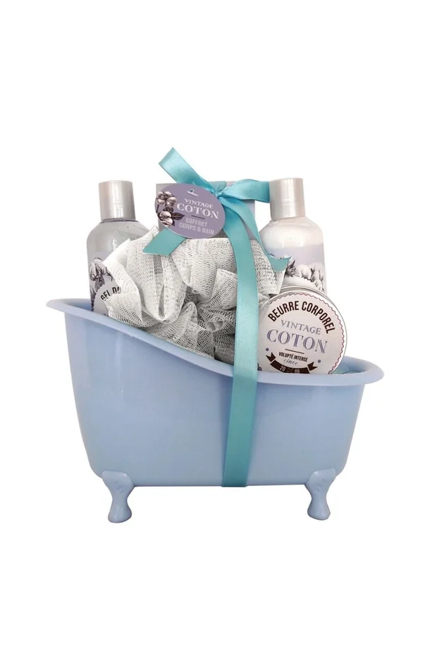 Coffret de bain – Coton – 5 produits