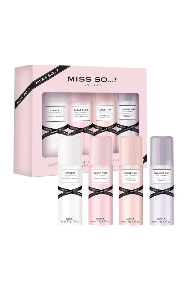Coffret de brumes parfumées – Miss So – 4 produits