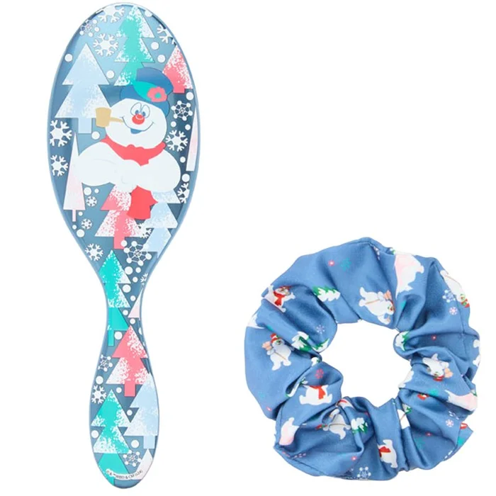 Coffret de Noël – Brosse à cheveux démêlante & chouchou