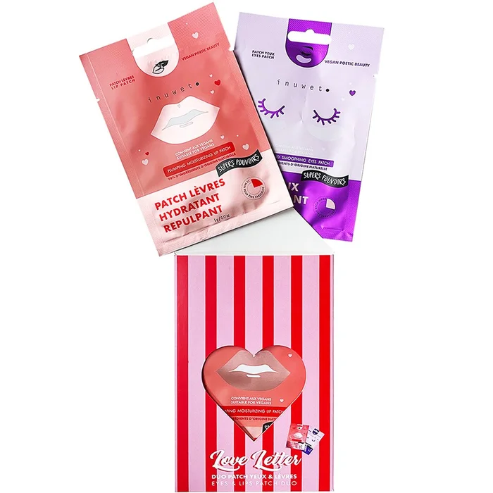 Coffret de patch – Love Letter – Yeux et lèvres