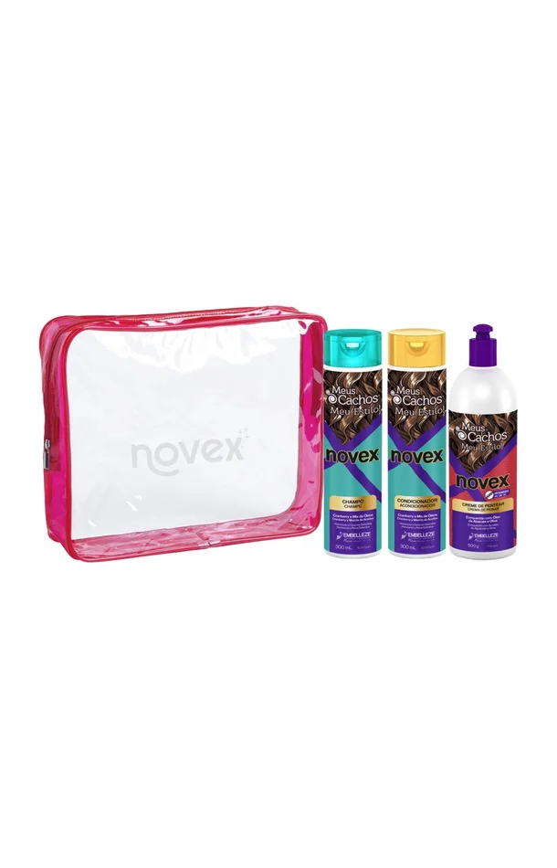 Coffret hydratation & brillance – Cranberry – Cheveux bouclés – 3 produits
