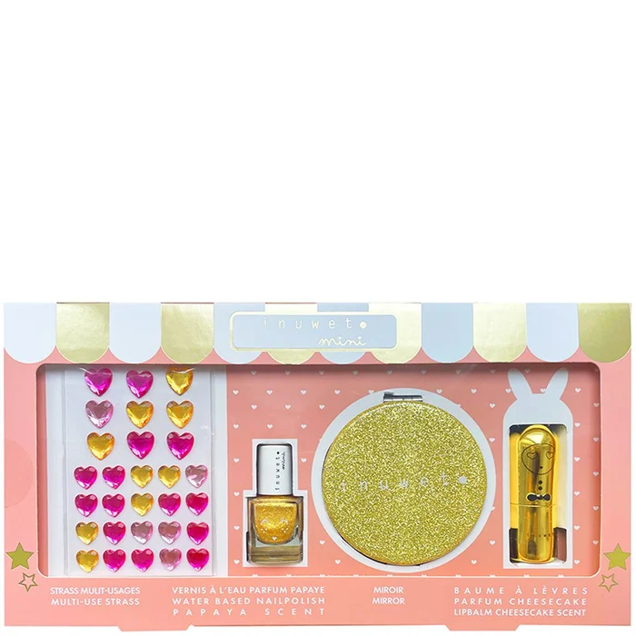 Coffret maquillage – Glitter Doré – 4 produits