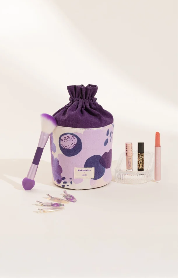 Coffret maquillage – My Little Box x Tarte – Teint, yeux & lèvres – 3 produits