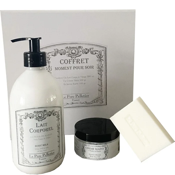 Coffret Moment pour soi – Huile de karité – Corps – 3 produits