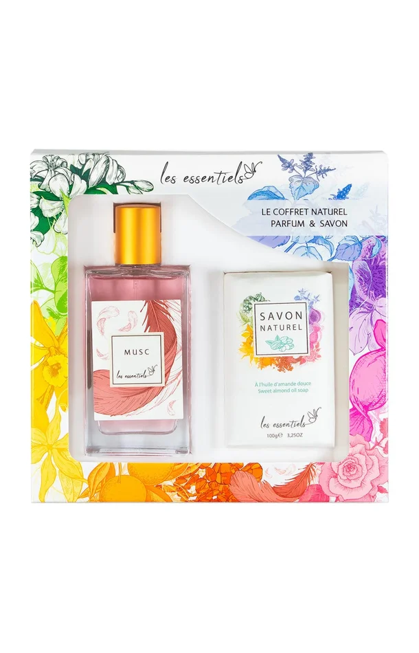 Coffret Musc Eau de parfum – Fruité musqué – 2 produits