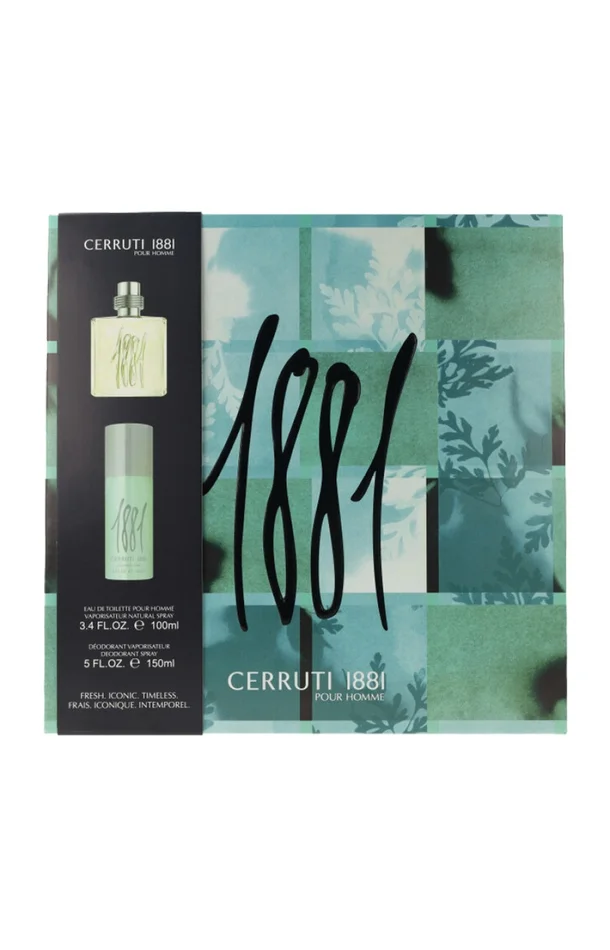 Coffret parfumé 1881 – Boisé aromatique – Homme – 2 produits