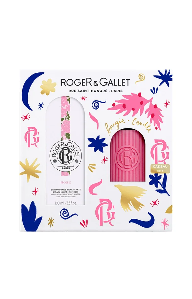 Coffret parfumé – Rose – Eau de parfum & bougie