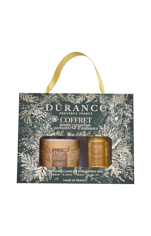 Coffret parfumé de Noël – Poire succulente – 2 produits