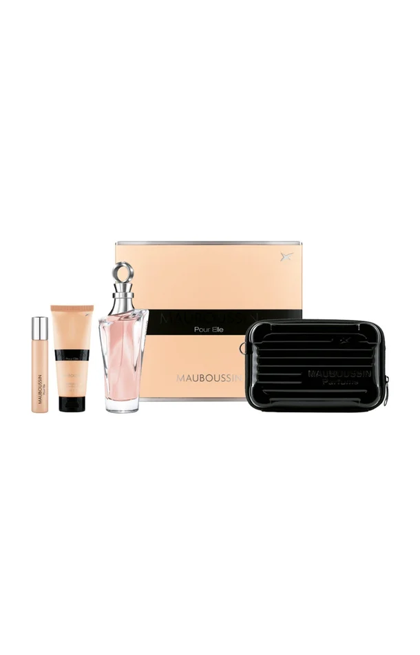 Coffret parfumé Pour Elle – Floral fruité – 4 produits