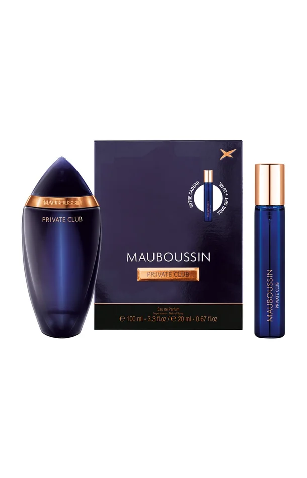 Coffret Private Club Eau de parfum – Boisé oriental – 2 produits – Homme