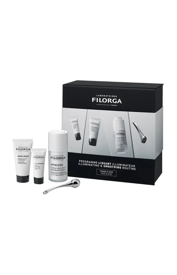 Coffret programme lissant & illuminateur – Visage & yeux – 4 produits