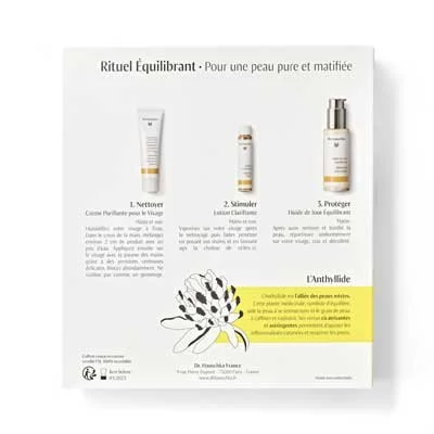 Coffret Rituel équilibrant – Peaux mixtes à imperfections – 3 produits