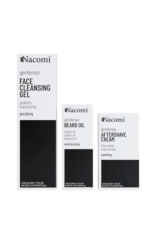Coffret soins visage – Prébiotique & niacinamide – Homme – 3 produits