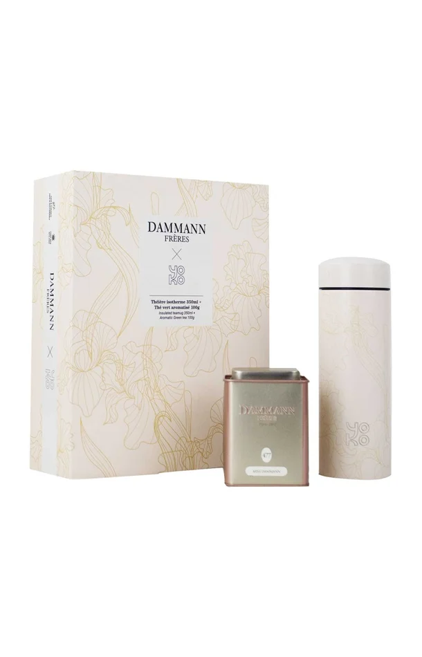 Coffret Thé vert & théière – Dammann Frères x Yoko Design