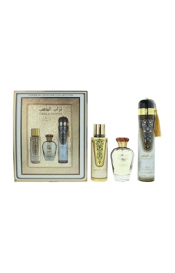 Coffret Turab Al Dhahab Eau de parfum – Citron vert & Noix de coco – 3 produits
