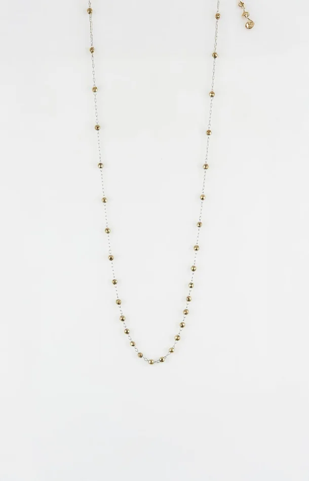 Collier – Acier inoxydable – Argenté & bronze