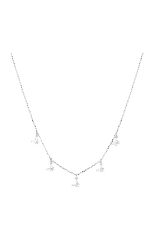 Collier – Fly – Laiton plaqué argent 10 microns