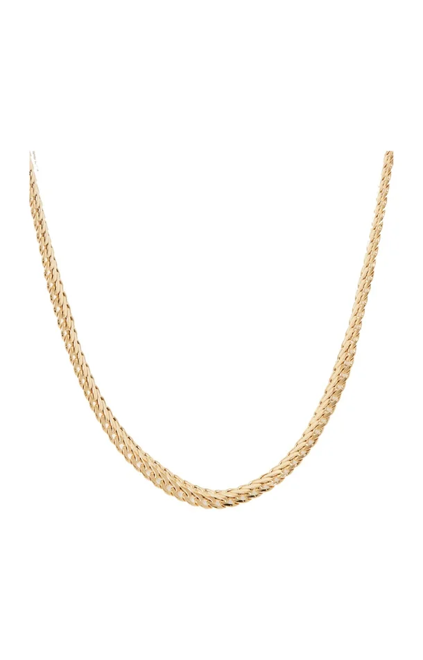 Collier Nathalia maille ovale – Or jaune 375/1000