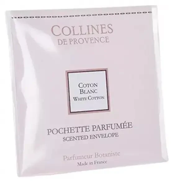 Collines de Provence Pochette Parfumée Couture 6 Grammes – Senteur Coton Blanc