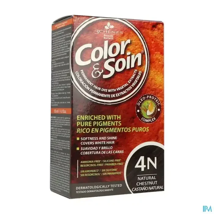 Color soin 4n chatain naturel etui 60ml x2