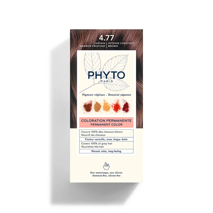 Coloration – 4.77 Châtain Marron Profond – Kit Coloration Permanente