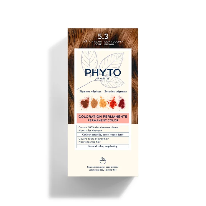 Coloration – 5.3 Châtain Clair Doré – Kit Coloration Permanente