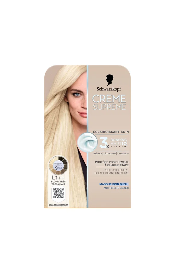 Coloration – Crème supreme – L1++ Blond très très clair