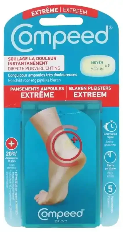 Compeed Ampoules Extrême Pour le Talon 5 Pansements