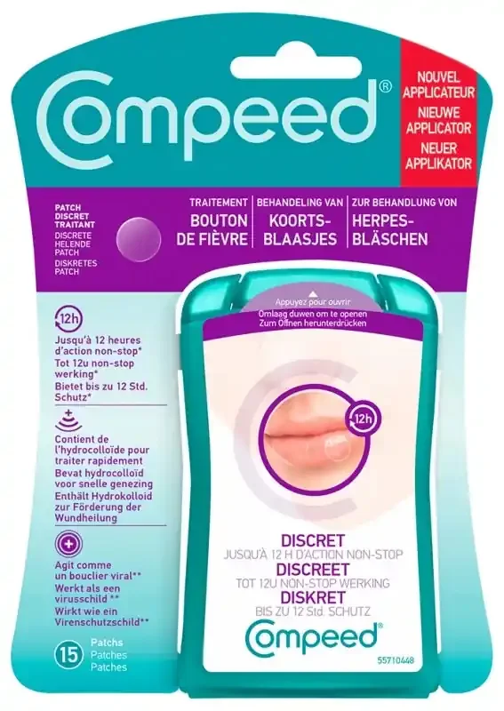Compeed Bouton de Fièvre 15 Patchs