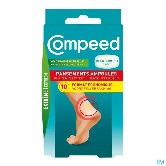 Compeed pansement ampoules extreme 10