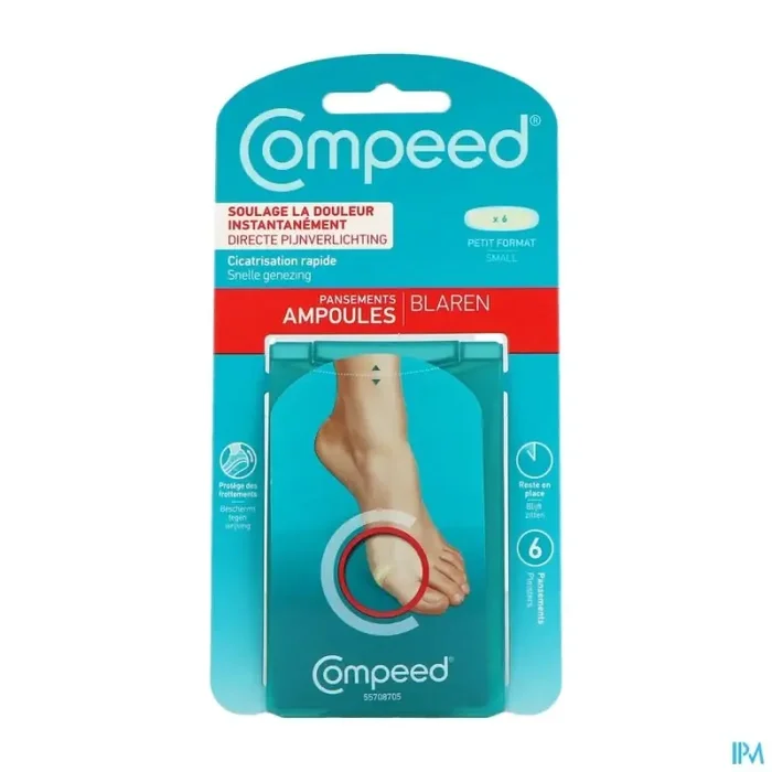 Compeed pansement ampoules petit format 6
