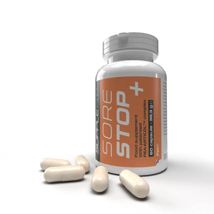 Complément alimentaire en gélules SORE STOP + Avec le complexe breveté PEA-ARTICOL™