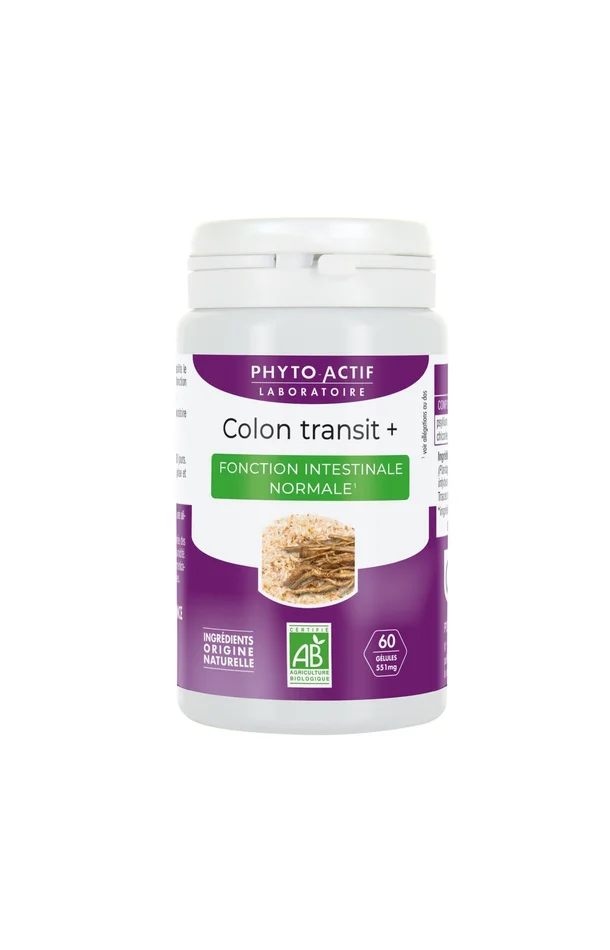Compléments alimentaires bio – Digestion & Transit (colon) – 1 mois