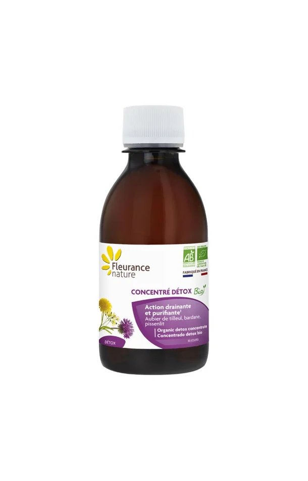 Concentré détox bio – Purifier & drainer – 200 ml – 10 jours