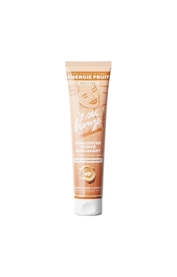 Concentré teinté sublimant – Peaux claires à medium – Visage & corps – 100 ml